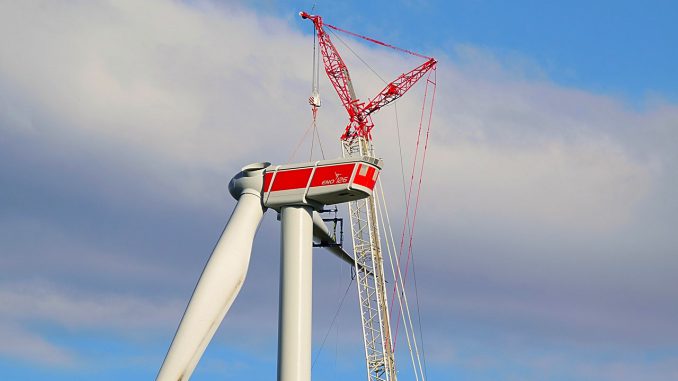 Bau Windkraftanlage web