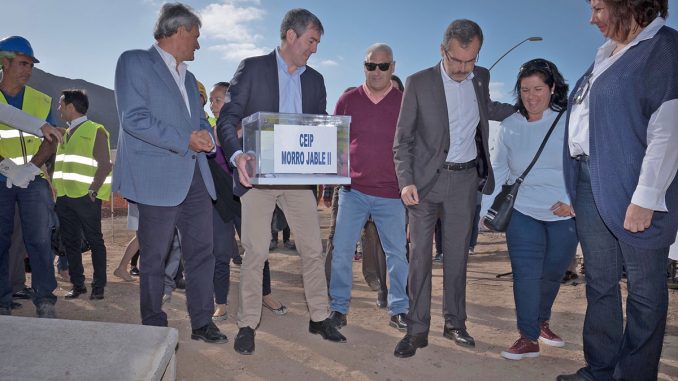 Grundsteinlegung für die neue Grundschule in Morro Jable