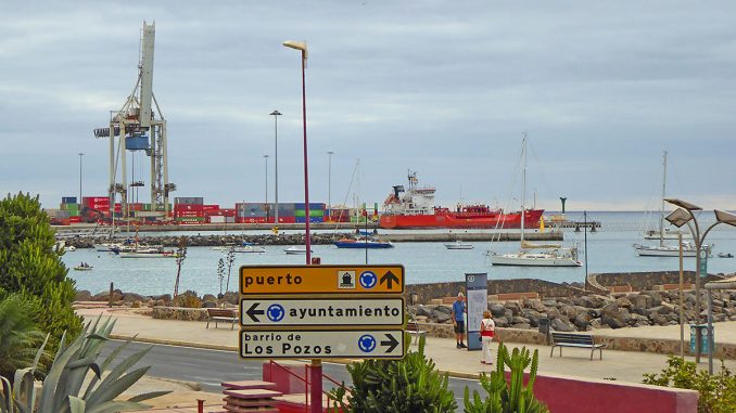 Hafen von Puerto del Rosario, Hauptstadt von Fuerteventura