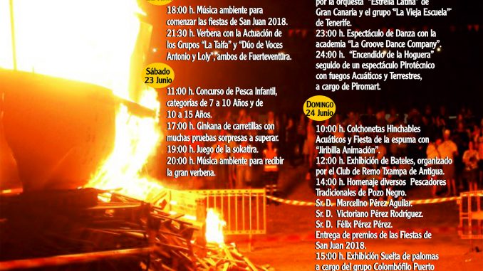 CartelSJuan2018 Pozo Negro