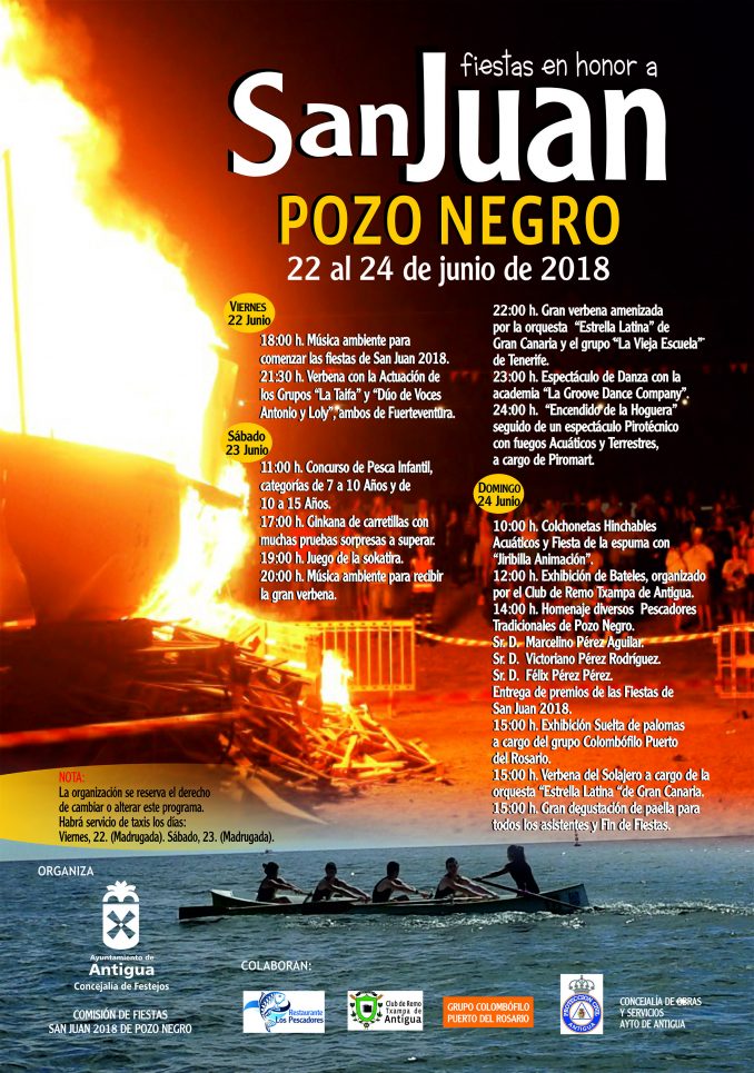 CartelSJuan2018 Pozo Negro