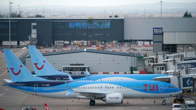 TUI 737 Max geparkt