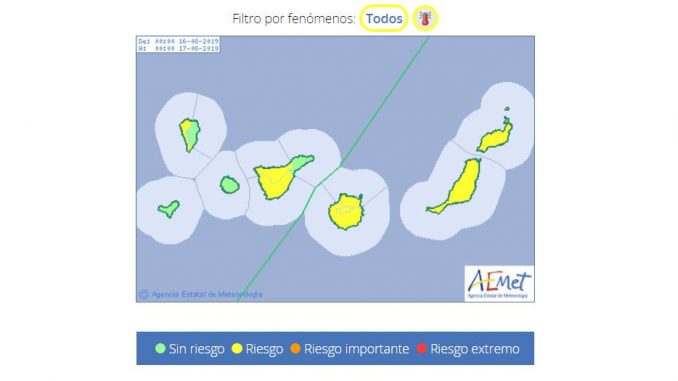 AEMET Hitzewarnung Fuerteventura