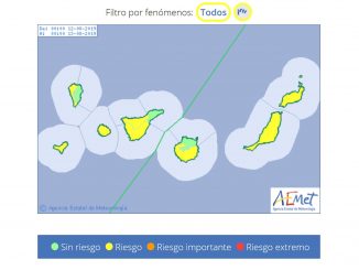 Sturmwarnung Fuerteventura für 12 August 2019