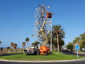 Windspiel Fobos von Cesar Manrique im Süden von Fuerteventura