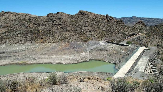 Ausgetrockneter Stausee Gran Canaria