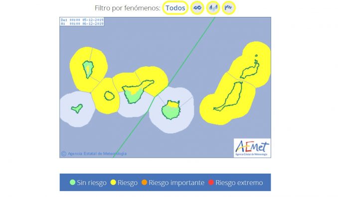 Starkregen Warnung Fuerteventura