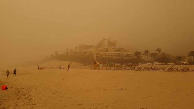 Calima-Extrem-auf-Fuerteventura