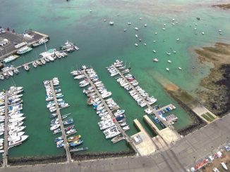 Hafen von Corralejo im Norden Fuerteventuras