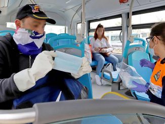 Maskenpflicht im Bus in Spanien