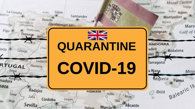 Quarantäne-Spanien