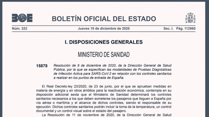 Änderungen-PCR-Spanien