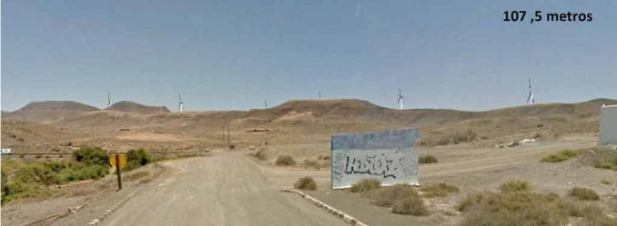 Windpark La Pared klein