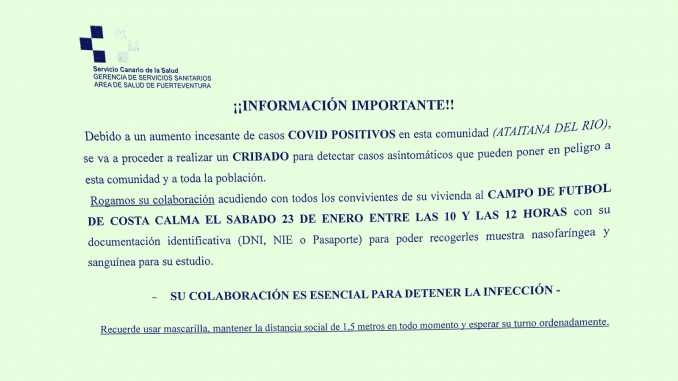 Massentest Costa Calma Ataitana del Rio