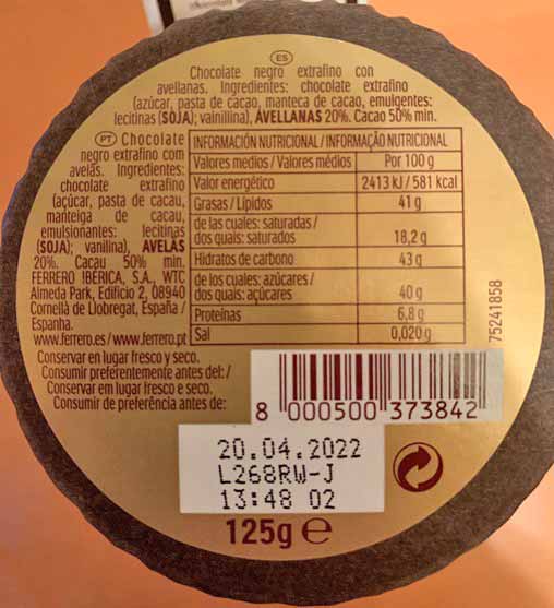Ferrero Rueckruf