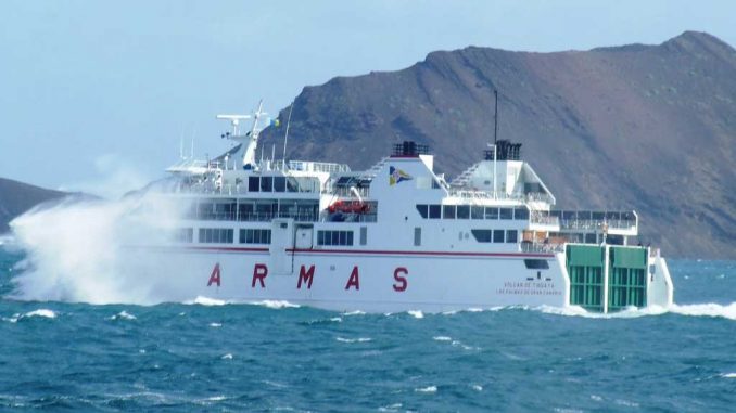 Armas-Fähre-Sturm-Fuerteventura