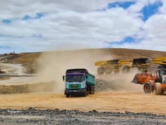 Autobahn Bauarbeiten Fuerteventura