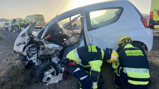 schwerer Verkehrsunfall Fuerteventura Tarajalejo