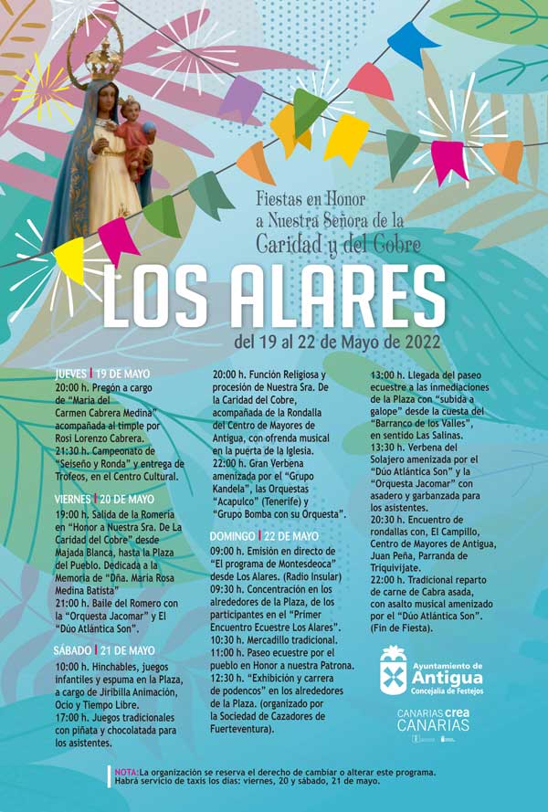 Cartel Los Alares web