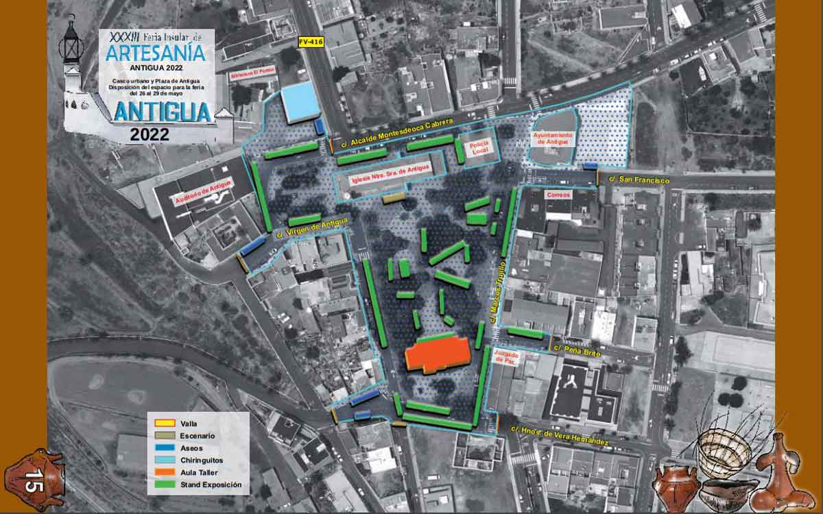 Programm und Infos: Fuerteventura feiert große Kunsthandwerksmesse in Antigua 1 FIA Plan Antigua2022 web