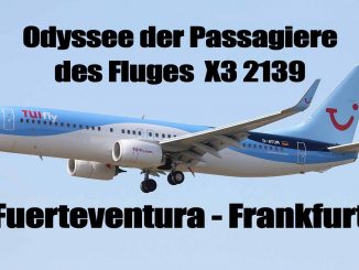 Odyssee TUI Flug