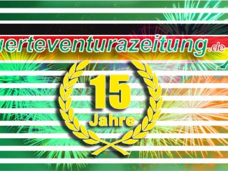 Logo Fuerteventurazeitung 15 Jahre Jubilaeum