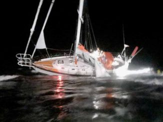 Golden Globe Segelboot Fuerteventura auf Grund gelaufen