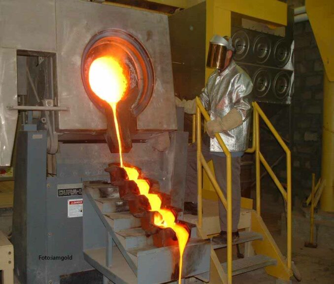 Gold Schmelzofen