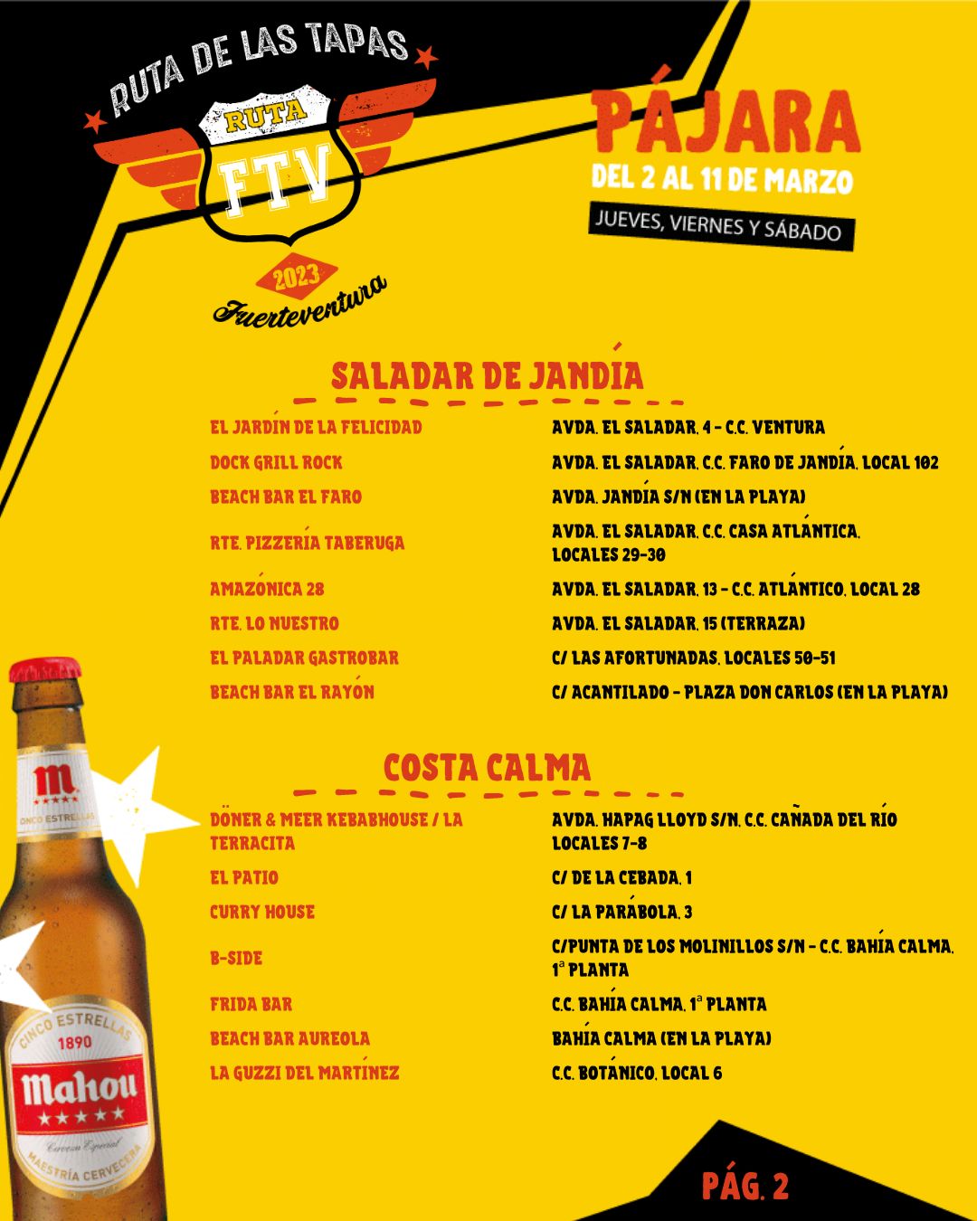 Tapas Pajara 2023 2