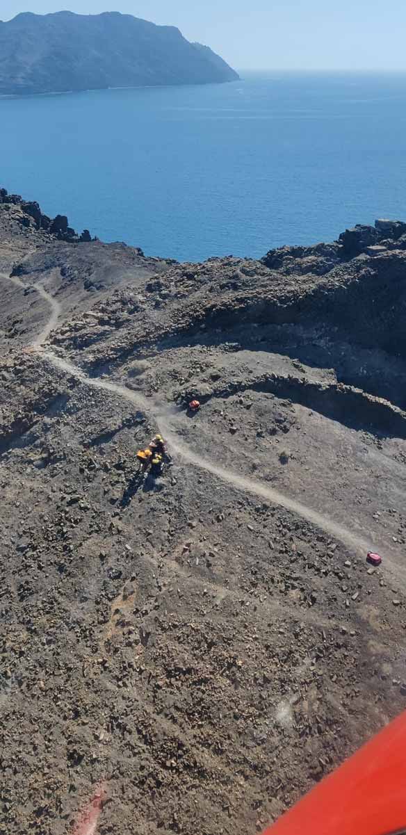 Hubschrauberrettung: 65-Jährige stürzt beim Wandern auf Fuerteventura nahe Las Playitas 1 Rettungseinsatz Wanderin