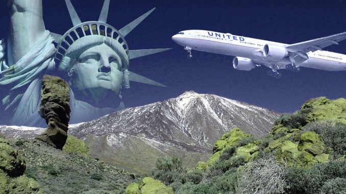 teneriffa-New-York-United-Airlines