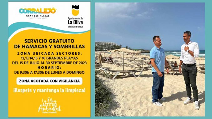 Liegen-Sonnenschirme-Corralejo-Gratis